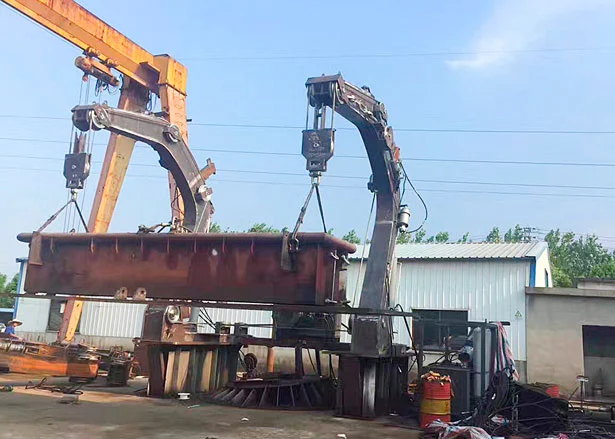 hydraulic davit crane